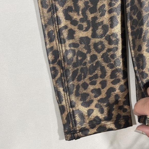 NWT Spanx [ XS ] Leopard Print Faux Leather Leggings - Picture 12 of 12